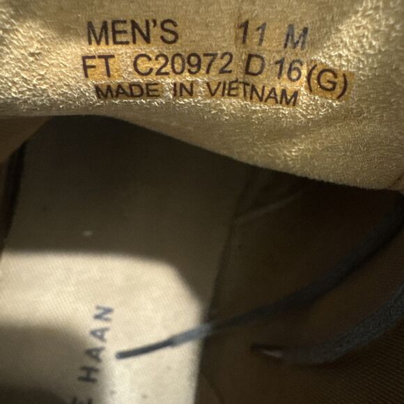 Cole Haan Grand OS Chukka Boots Men's 11M Brown Pebbled Leather Cap Toe Comfort - Picture 7 of 7